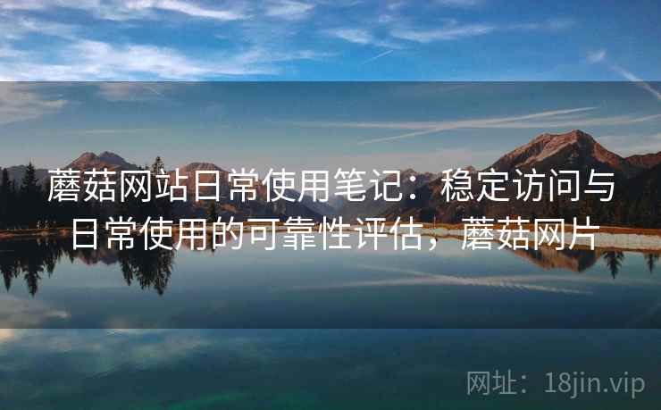 蘑菇网站日常使用笔记：稳定访问与日常使用的可靠性评估，蘑菇网片  第2张