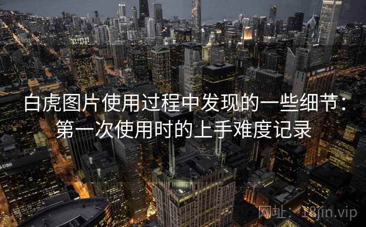 白虎图片使用过程中发现的一些细节：第一次使用时的上手难度记录  第1张