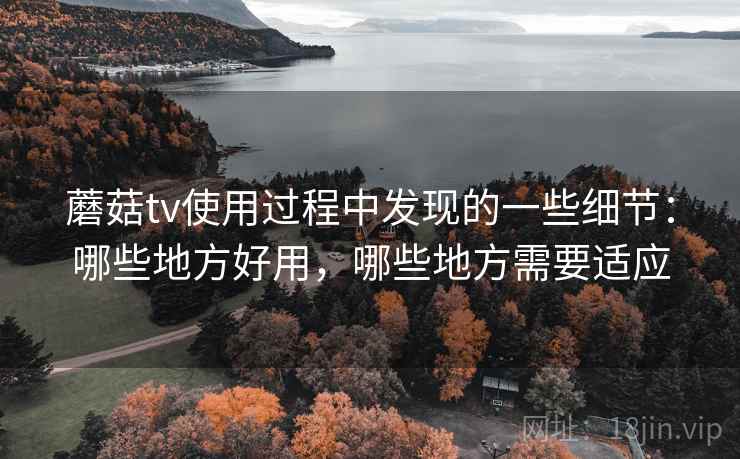 蘑菇tv使用过程中发现的一些细节：哪些地方好用，哪些地方需要适应  第2张