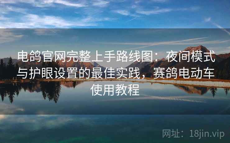 电鸽官网完整上手路线图：夜间模式与护眼设置的最佳实践，赛鸽电动车使用教程  第1张