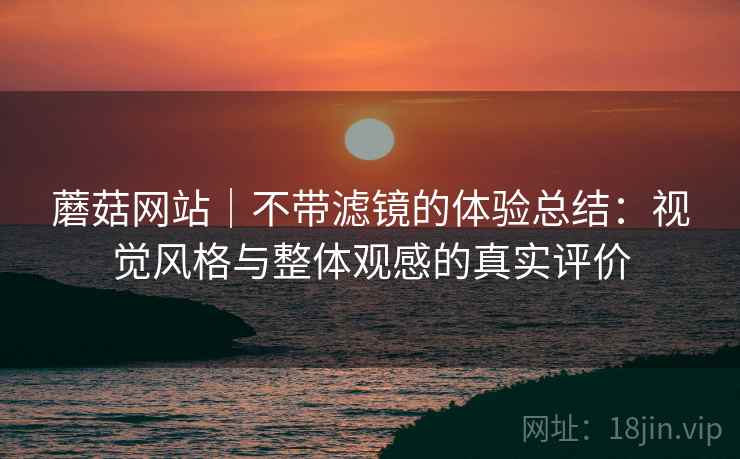 蘑菇网站｜不带滤镜的体验总结：视觉风格与整体观感的真实评价  第2张