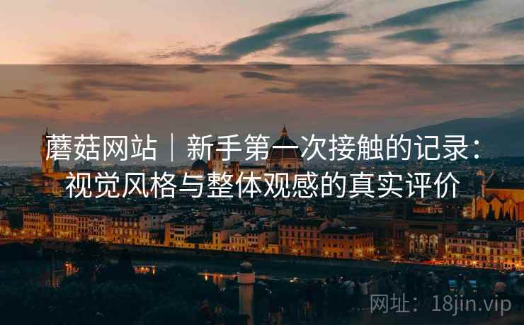蘑菇网站｜新手第一次接触的记录：视觉风格与整体观感的真实评价  第2张
