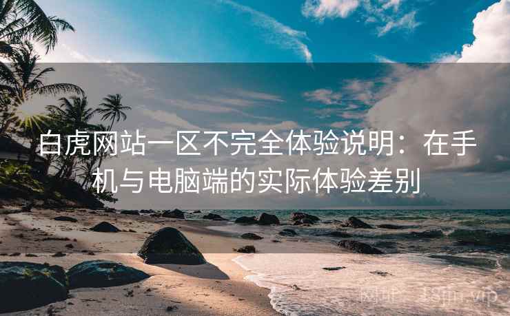 白虎网站一区不完全体验说明：在手机与电脑端的实际体验差别  第1张