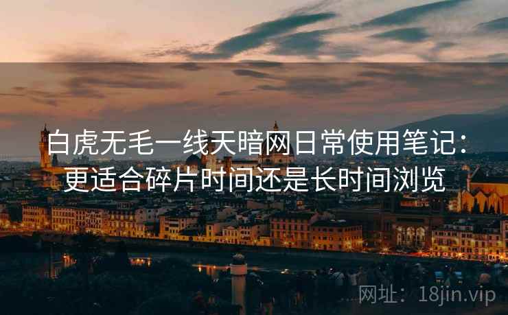 白虎无毛一线天暗网日常使用笔记：更适合碎片时间还是长时间浏览  第2张