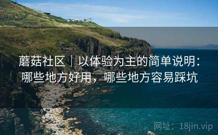 蘑菇社区｜以体验为主的简单说明：哪些地方好用，哪些地方容易踩坑  第2张