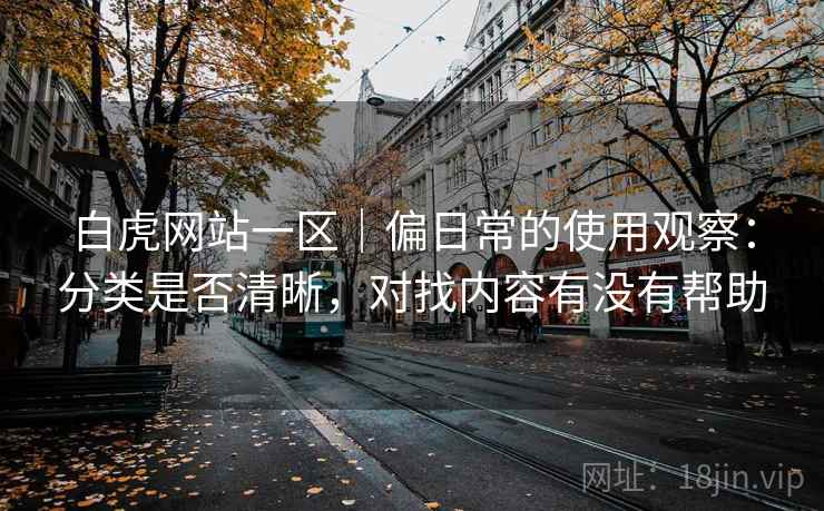 白虎网站一区｜偏日常的使用观察：分类是否清晰，对找内容有没有帮助